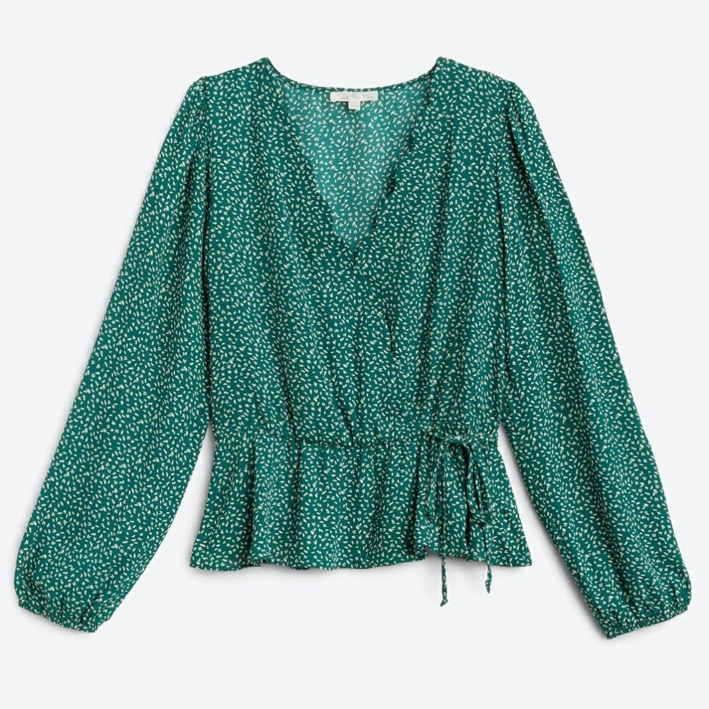 Nine Britton Cavanna Faux Wrap Blouse